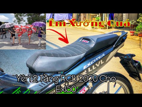 Exciter 150 Độ Yên 2 Tầng RCB 2020 Cực Đẹp,Yên 2 Tầng RCB 2020 Cao Cấp | Lê Lĩnh vlog ( LLVL )