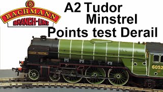 Derailing Bachmann Branchline 31-527 Class A2 4-6-2 60528 Tudor Minstrel Unboxing review