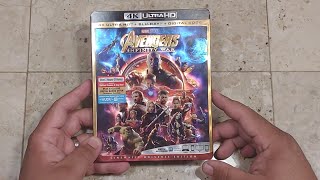 Avengers : Infinity War 4K Ultra HD,Blu-Ray,Digital Unboxing!