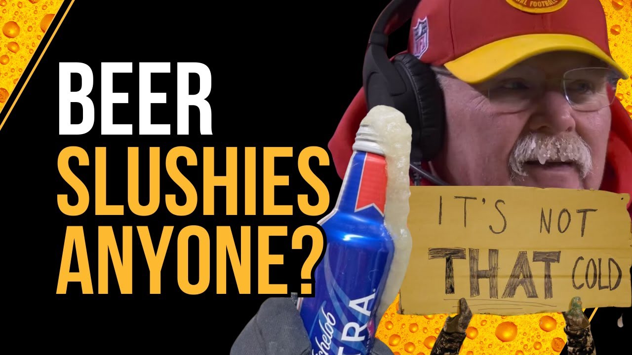 Kansas City Chiefs Frozen Beer At Arrowhead YouTube