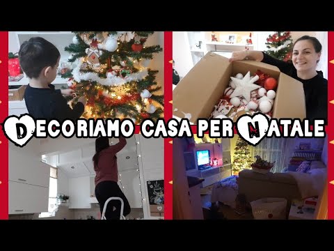 Albero Di Natale Youtube.Vlogmas 1 Decoriamo Casa Facciamo L Albero Di Natale Youtube