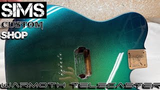 Warmoth Telecaster guitar body - Didspade Atlas Color Shift Pearl