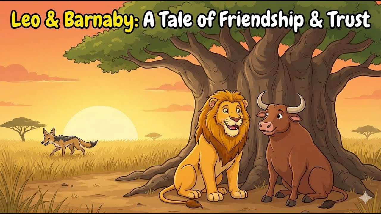 The Lion & The Bull: A Tale of Friendship & Trust | Bedtime Story