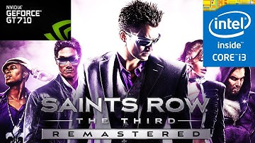 Saints Row The Third Remastered PC Gt 710 Gameplay 4gb Ram