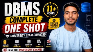 DBMS One Shot | Database Management System | Semester Exam | DBMS Complete Course