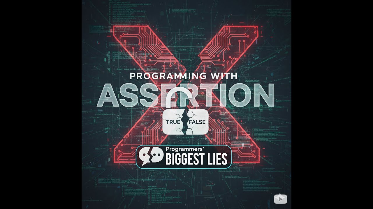 Programmers' Biggest Lies: Programming with Assertions - YouTube