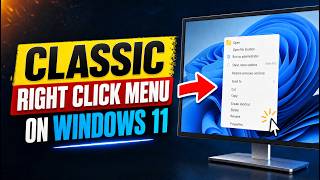 Bring Back Classic Windows 10 Right Click Menu to Windows 11