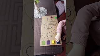 ​Evde Eğitici Labirent Oyunu! 🧩 #etkinlik #montessori