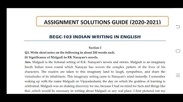 BEGC 103 Ignou Solved Assignment 2020-21