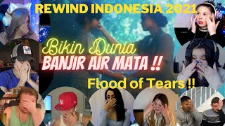 WOOW‼️DIBILANG BELUM PERNAH NONTON VIDEO MUSIK SAMPAI KAYAK GINI⁉️REWIND INDONESIA 2021 REACTION