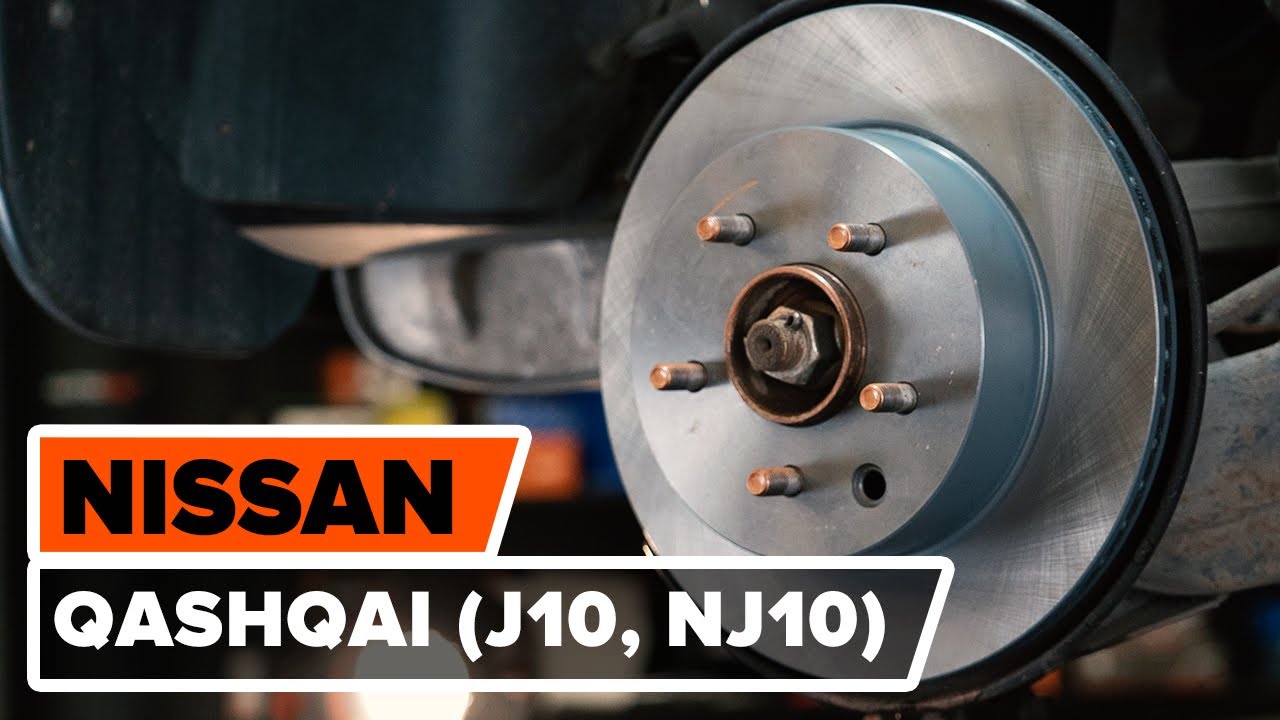 Jak vyměnit zadní brzdové kotouče na NISSAN QASHQAI (J10