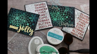 Craft Collabs Stencil Hop] Masculine Cards with A Colorful Life Designs