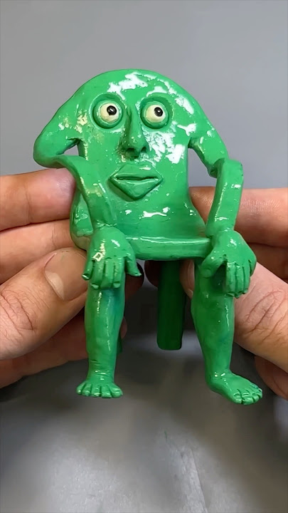 I made Ker Ker Kar Ker Kur Brainrot meme #clay #sculpting #clayart #brainrotmeme #plasticine