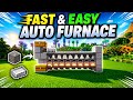 The Easiest Minecraft Automatic Furnace You Need To Try!!