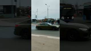 BMW M8 и Mercedes ML с краном🪝#bmw #mercedes #кран #shorts