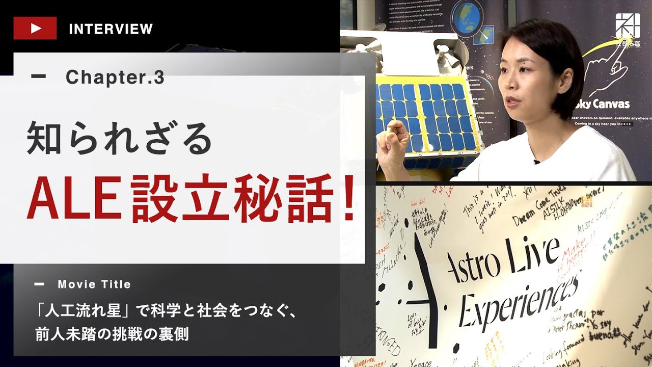 ALE Vol.3 ALE設立と資金調達実施の経緯