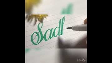 Sadhan name calligraphy comment ur name subscribe @immutallyartandcalligraphy3170