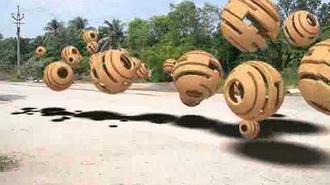 After effects particle shadow effect by Pritam Saha.