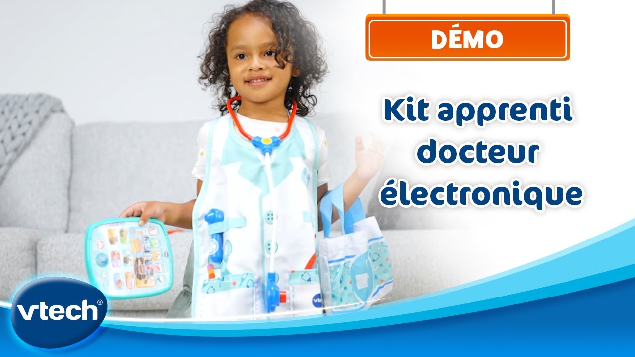 Kit apprenti docteur électronique - Kit pour jouer au docteur, 2 - 5 ans