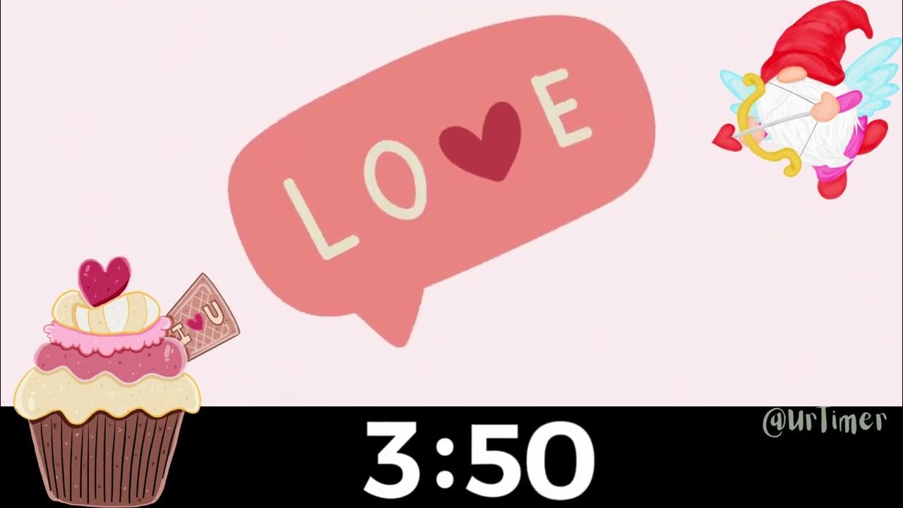 Valentine's Day Timer Love with Calming Lounge Jazz Music 10 Minute