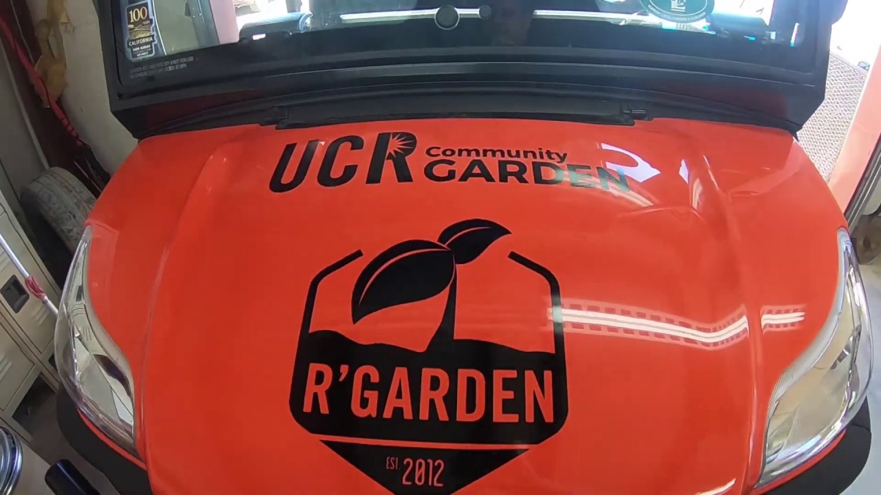 UCR RGarden Decal Installation - YouTube
