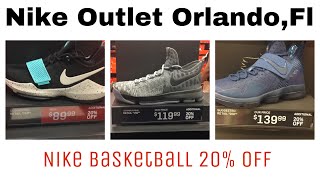 Nike Outlet Vlog Orlando,FL | Nike Basketball shoes 20% OFF - YouTube