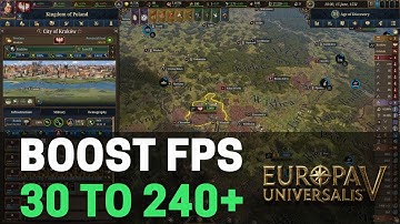 Europa Universalis V - Best PC Settings to Boost FPS, Visibility & Unlock FPS
