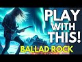 NORDLAND Ballad Rock  Guitar Backing Track Instrumental C# minor