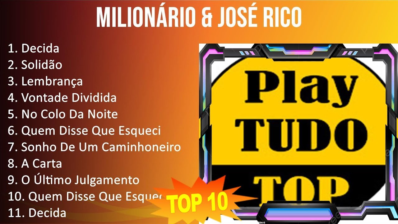 Top 20 Milionário e José Rico - Mais Tocadas (2023)