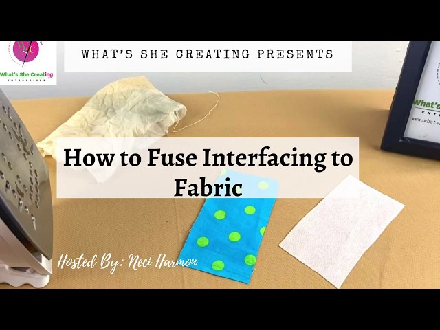 How To Fuse Fabric Together: Fusing Woven Fabric And Leather - The