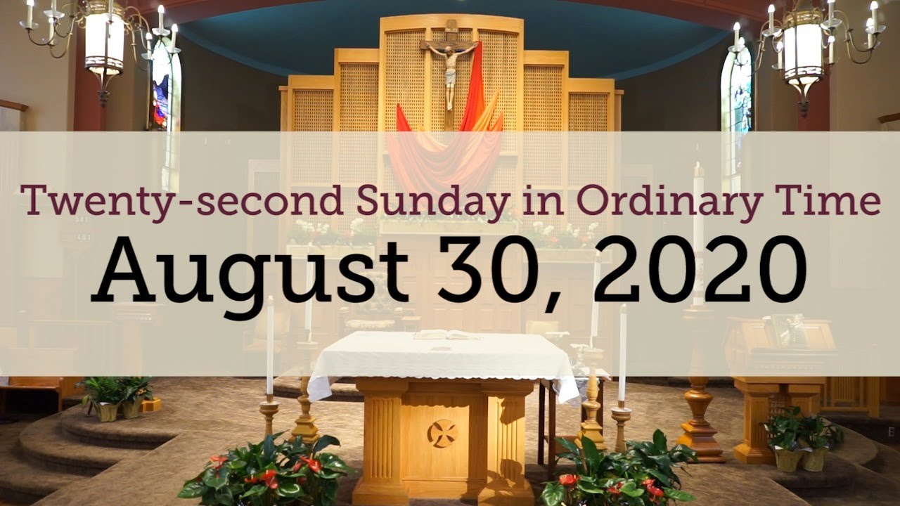 Saint Robert Bellarmine Mass August 30th, 2020 YouTube