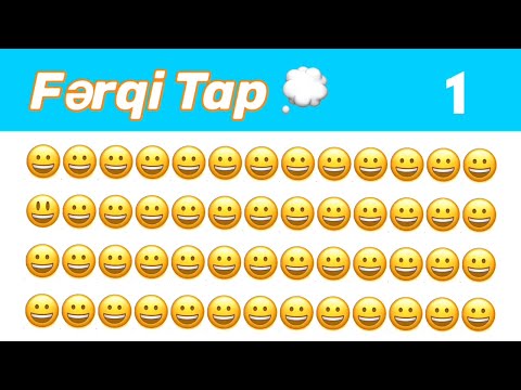 Fərqi tap oyunu - fərqli olanı tap, ferqi tap, ferqli olani tap, ferqleri tap, farkı bul, farki bul