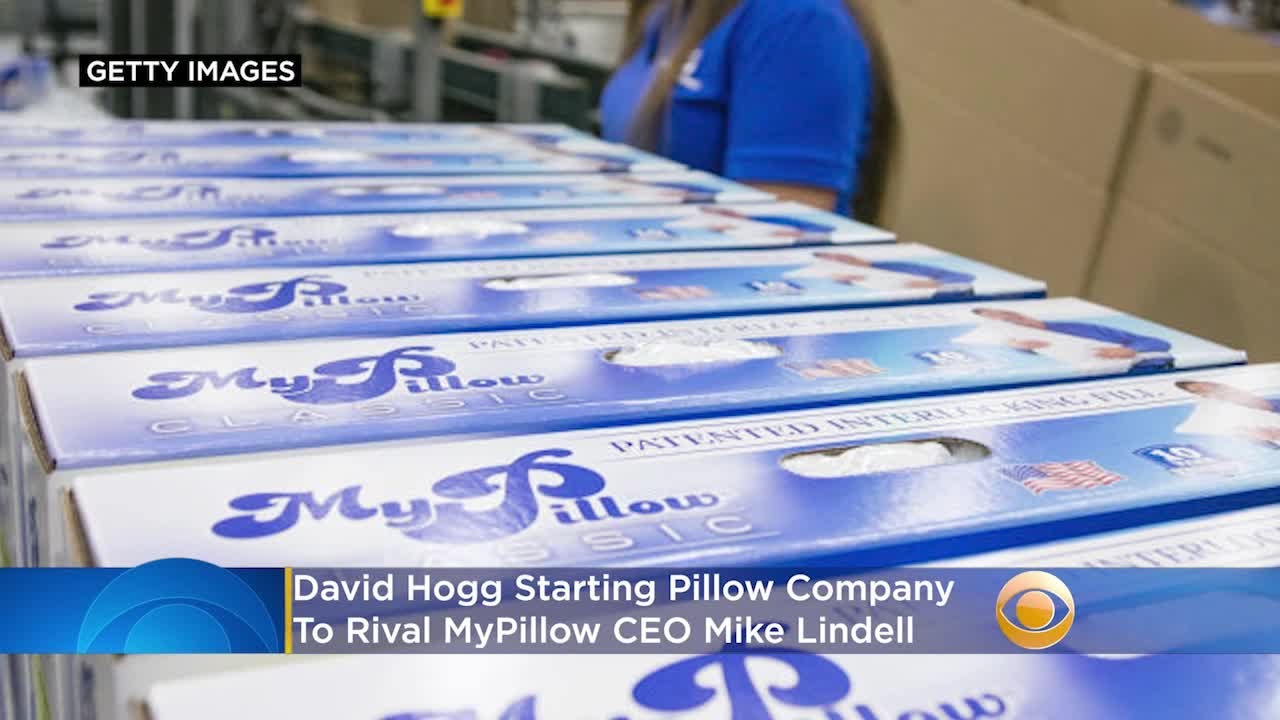 'This Pillow Fight Just Got Very Real': David Hogg Starting Pillow Company To Rival MyPillow CEO Mik