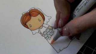 Copics - Coloring the CCD Bride Emma Image Copics - Coloring the CCD Bride Emma Image