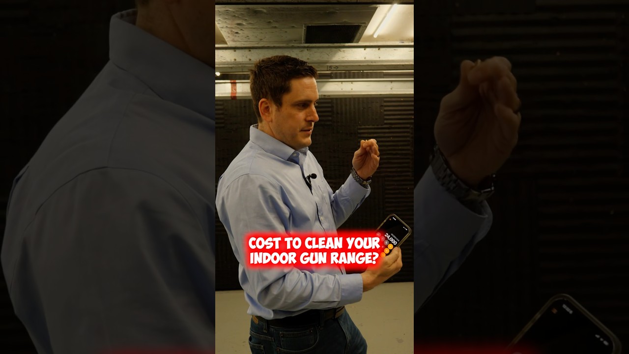 Cost to clean your indoor gun range? 