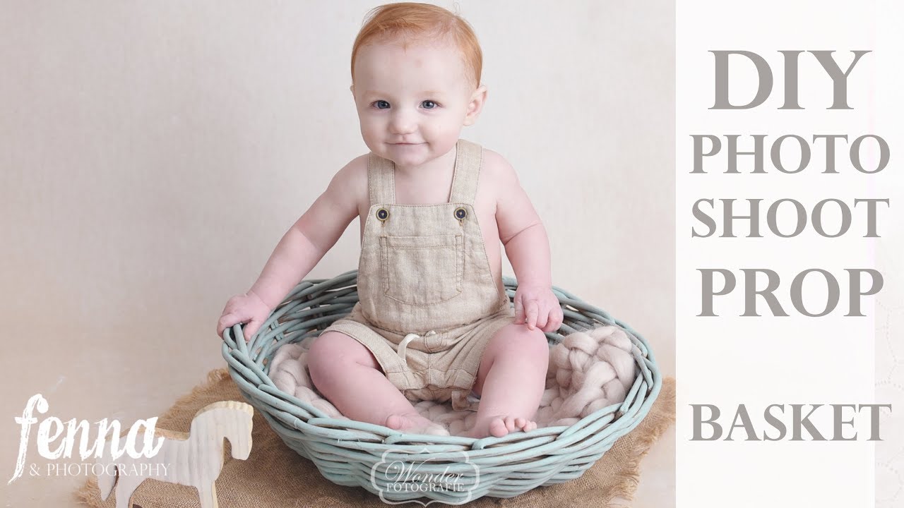 newborn posing basket