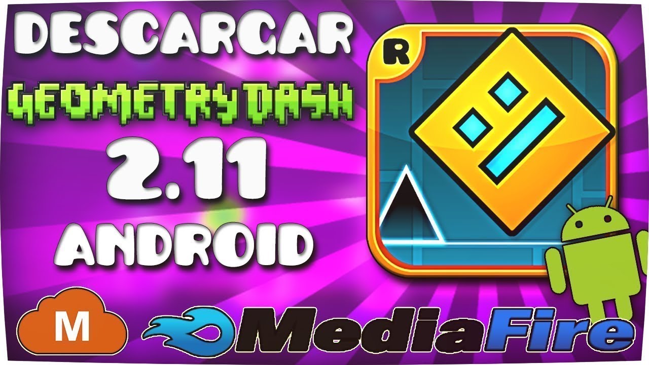 como descargar Geometry dash 2.11 YouTube como descargar Geometry dash 2.11 YouTube