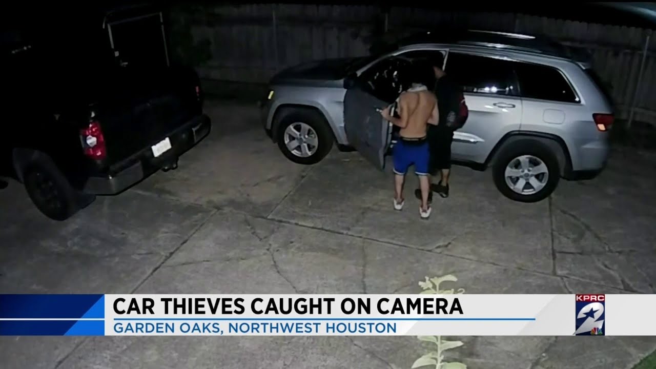 Car thieves caught on camera - YouTube