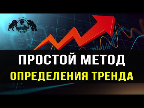 Самый простой метод определения Тренда.