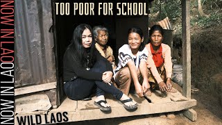 Wild Laos  Khmu Too Poor for School.. Never Been!