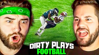 KingWoolz Reacts to BRUTAL FOOTBALL HITS For The First Time!! (w\/ Mike)