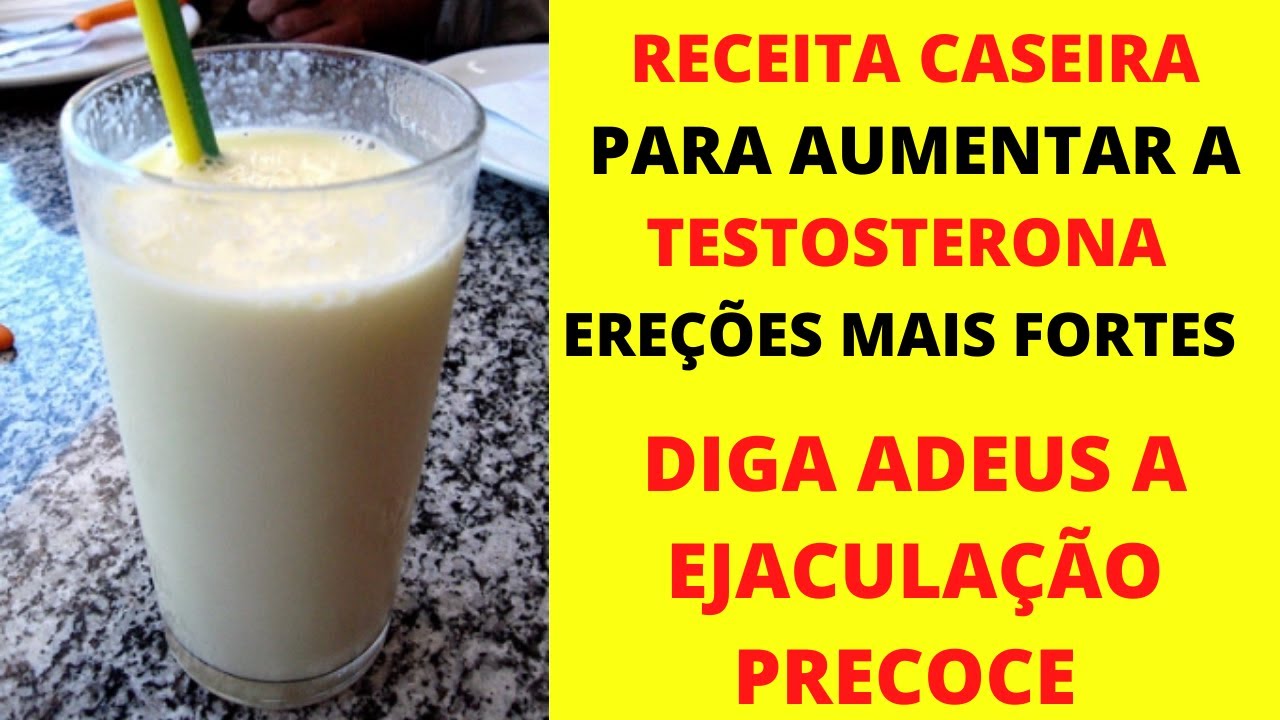 Melhor Receita Caseira Para Aumentar a Testosterona (Vitamina) - YouTube