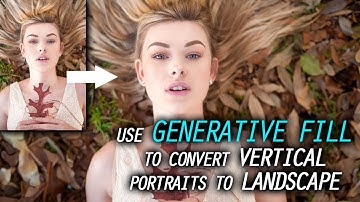 Use Generative Fill to Magically Convert VERTICAL Portraits to LANDSCAPE in SECONDS