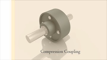Compression Coupling assembly animation | Shaft Couplings | Autodesk Inventor