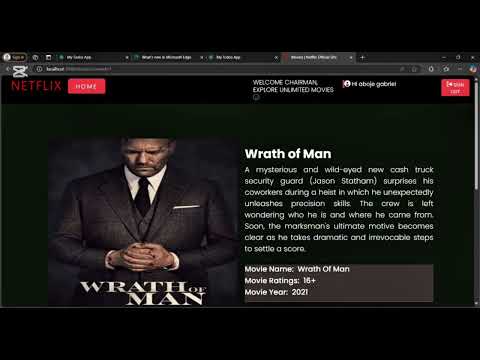 Netflix backend + front-end created from scratch using MERN stack | Movie streaming platform