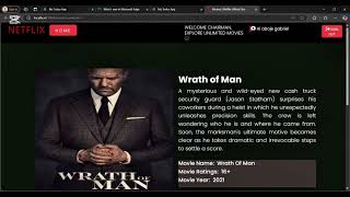 Netflix backend + front-end created from scratch using MERN stack | Movie streaming platform