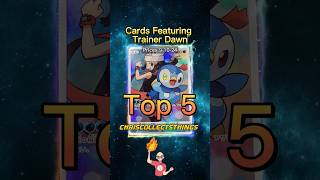 Top 5 DAWN Pokemon Trainer Cards 👀 #shorts #dawn #pokemontcg