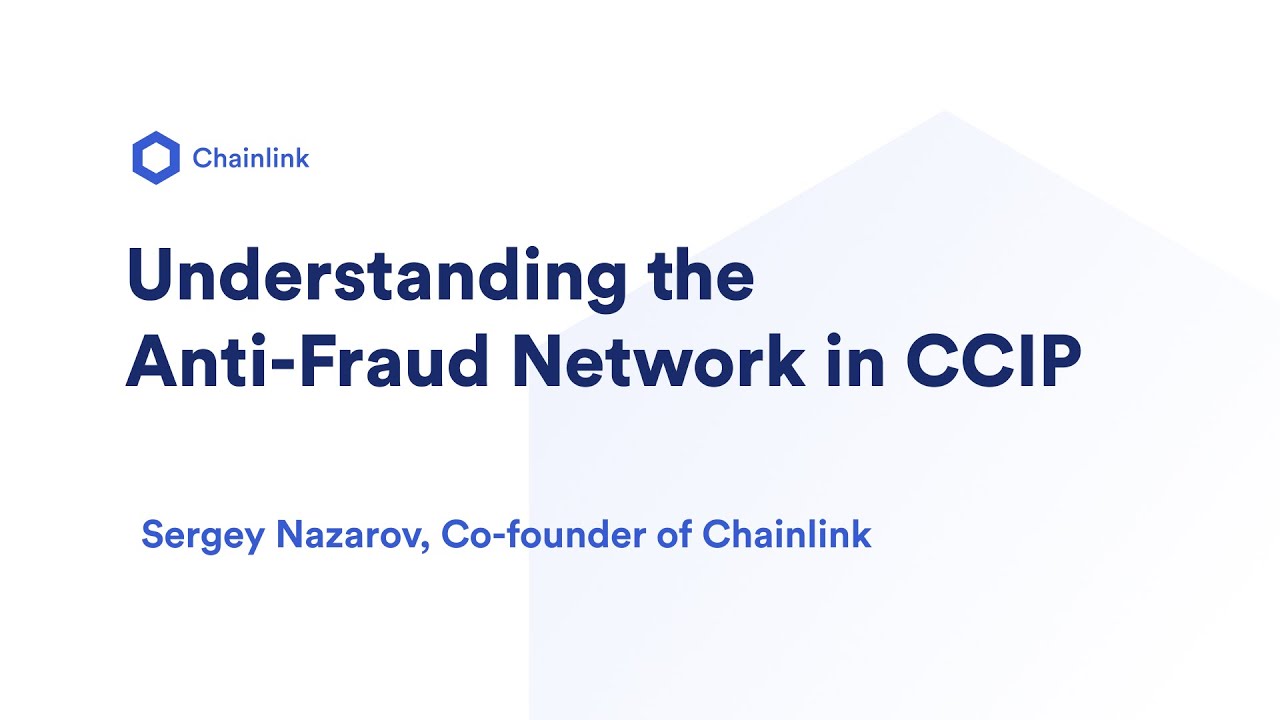 Understanding the Anti-Fraud Network in CCIP