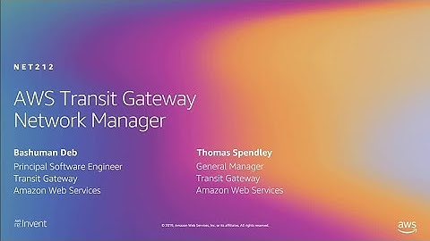 AWS re:Invent 2019: [NEW LAUNCH!] Introducing AWS Network Manager (NET212)