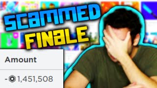 Spending 1,500,000 ROBUX in less than 1 second... (Scam Update)